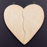 RAYHER 3D WOODEN HEART 15.4X15X1CM