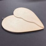 RAYHER 3D WOODEN HEART 15.4X15X1CM - Image 2