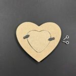 RAYHER WOODEN PHOTO FRAME HEART 13X11.5X0.8CM - Image 2