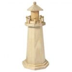 RAYHER WOODEN LIGHTHOUSE 25CM