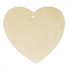 R62214000.jpg RAYHER WOODEN HEART 2PCS 8.5X8X0.4CM - Image 1