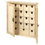 RAYHER WOODEN COLLECTION CABINET 30.2X7.2X30.3CM - Image 2
