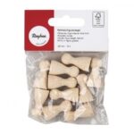 RAYHER WOODEN CONE FIGURES 28MM 10PCS
