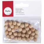 RAYHER WOODEN BALLS 10MM 35PCS SOLID
