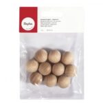 RAYHER WOODEN BALLS 20MM 10PCS SOLID