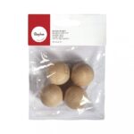 RAYHER WOODEN BALLS 30MM 4PCS SOLID