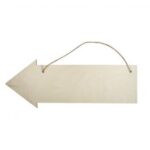RAYHER WOODEN SIGN ARROW 40X15X0.6CM