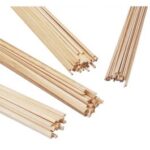 RAYHER SQUARED PINE WOOD STICK 1M 5X5MM OR [50]