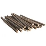 RAYHER WOODEN LOGS NATURE D.0.8-1.2CM 20PCS 20-25CM