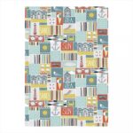 RAYHER DECO MACHE DECOUPAGE PAPER 22G 26X37.5CM 3PCS TILED SEASIDE