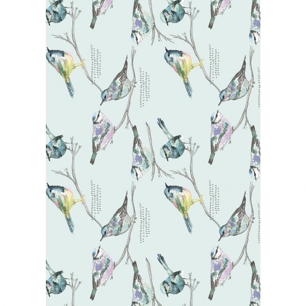 R67122000.jpg RAYHER DECO MACHE DECOUPAGE PAPER 22G 26X37.5CM 3PCS BIRDS - Image 1