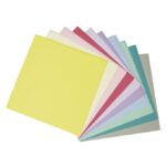 RAYHER ORIGAMI FOLDING PAPERS 80G 15X15CM 100SH PASTEL COLOURS