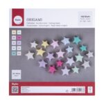 RAYHER ORIGAMI FOLDING PAPERS 80G 20X20CM 100SH PASTEL COLOURS - Image 2