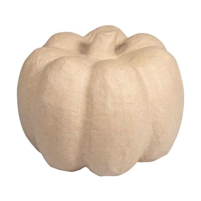 R67385000.jpg RAYHER PAPIER MACHE PUMPKIN 15CM - Image 1