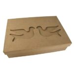 RAYHER PAPIER MACHE BOX 21X15X6CM DOVES