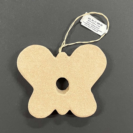 R7149800.jpg RAYHER PAPIER MACHE BUTTERFLY HANGER 10.5X8.5X1CM - Image 1