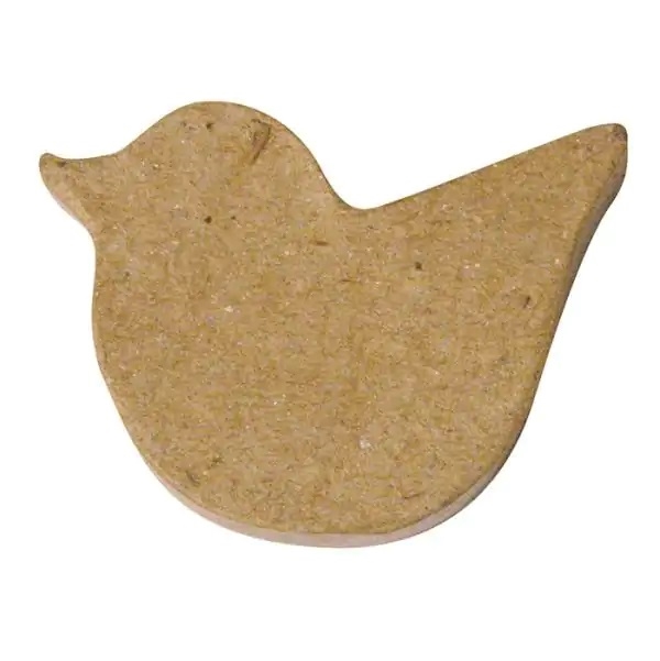 R7155400.jpg RAYHER PAPIER-MACHE BIRD 4X1.5CM - Image 1
