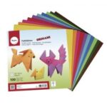 RAYHER ORIGAMI FOLDING PAPERS 80G 20X20CM 100SH