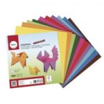 RAYHER ORIGAMI FOLDING PAPERS 80G 15X15CM 100SH