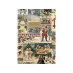 RAYHER DECO MACHE DECOUPAGE PAPER 27G 26X37.5CM 3PCS XMAS SCENE