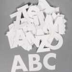 RAYHER PAPER LETTERS 250G 7CM 79PCS WHITE