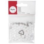 RAYHER POMPONS 7MM 70PCS WHITE