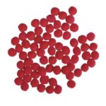 RAYHER POMPONS 7MM 70PCS RED