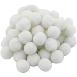RAYHER POMPONS 15MM 60PCS WHITE