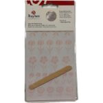 RAYHER RUB-ON ADHESIVE STICKERS FLOWER 3.5CM