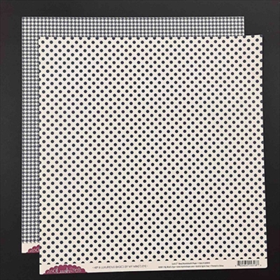 R79915000.jpg RAYHER SCRAPBOOK CARD 180G 30.5X30.5CM NAVY HOUNDSTOOTH - Image 1