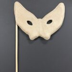 RAYHER PAPIER MACHE MASK 20X32CM BUTTERFLY [WITH STICK]