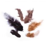 RAYHER COMBINATION OF FEATHERS 3-10CM 10G BROWN COLOURS