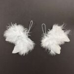 RAYHER ANGELS FEATHER WINGS 5CM 2PCS GREY