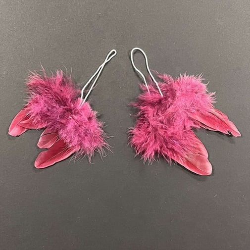 R8522787.jpg RAYHER ANGELS FEATHER WINGS 5CM 2PCS BRAMBLE - Image 1