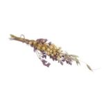 RAYHER DRIED FLOWER BOUQUET 18-20CM LILAC