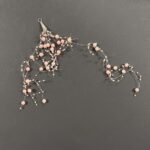 RAYHER WAX BEAD THREADS 30CM PALE PINK