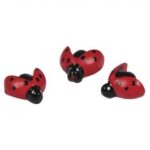 RAYHER POLYRESIN OBJECTS LADYBIRD 1.5CM 12PCS