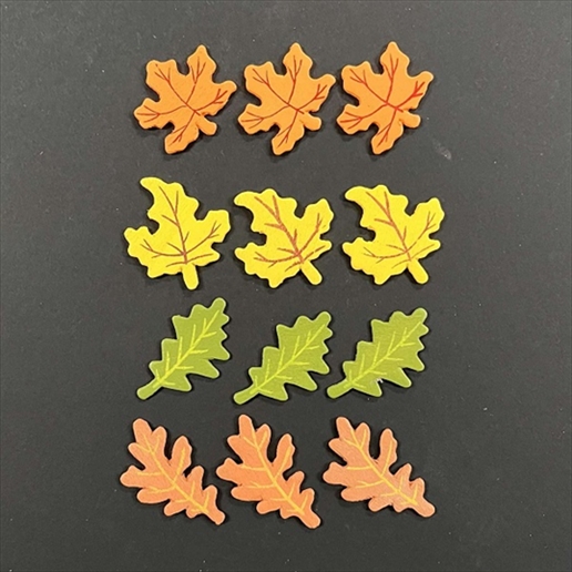 R8679449.jpg RAYHER WOODEN OBJECTS AUTUMN LEAVES 2.5-4CM 12PCS - Image 1