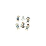RAYHER WOODEN OBJECTS PIRATE KIDS 3.7-5CM 6PCS