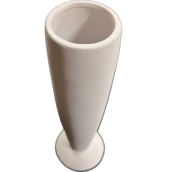 R8850502.jpg RAYHER TERRACOTTA CERAMIC VASE 23CM WHITE - Image 1