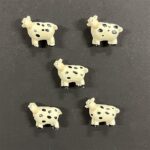 RAYHER POLYRESIN OBJECTS COWS 2CM 6PCS