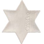 RAYHER TERRACOTTA CERAMIC STAR PLATE 20CM WHITE
