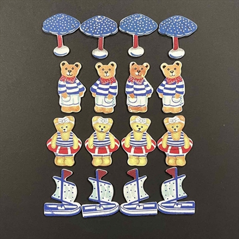 R8895200.jpg RAYHER WOODEN OBJECTS NORTH SEA 4-5CM 16PCS - Image 1