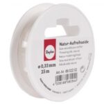 RAYHER THREADING SILK D.0.35MMX25M WHITE