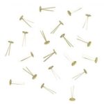 RAYHER ROUND HEADED CLIP 18MM 18PCS GOLD