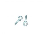 RAYHER RING SCREWS 8X3MM 24PCS GALVANIZED