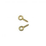 RAYHER RING SCREWS 8X3MM 24PCS BRASS