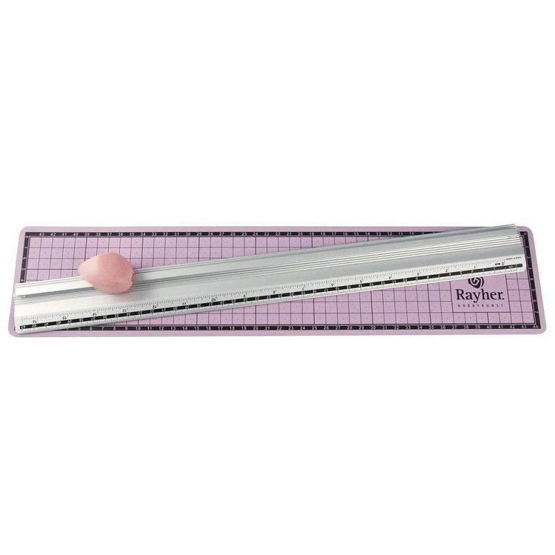R8958600.jpg RAYHER RULER+CUTTER FOR PAPER 43CM - Image 1