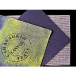 CARAVAGGIO CANVAS 2.1M MEDIUM TEXTURE BLACK PRIMED 330G [COTTON75+POLYESTER25] /M