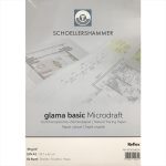 SCHOELLERSHAMMER GLAMA BASIC MICRODRAFT TRACING PAPER PAD 90G A3 50SH